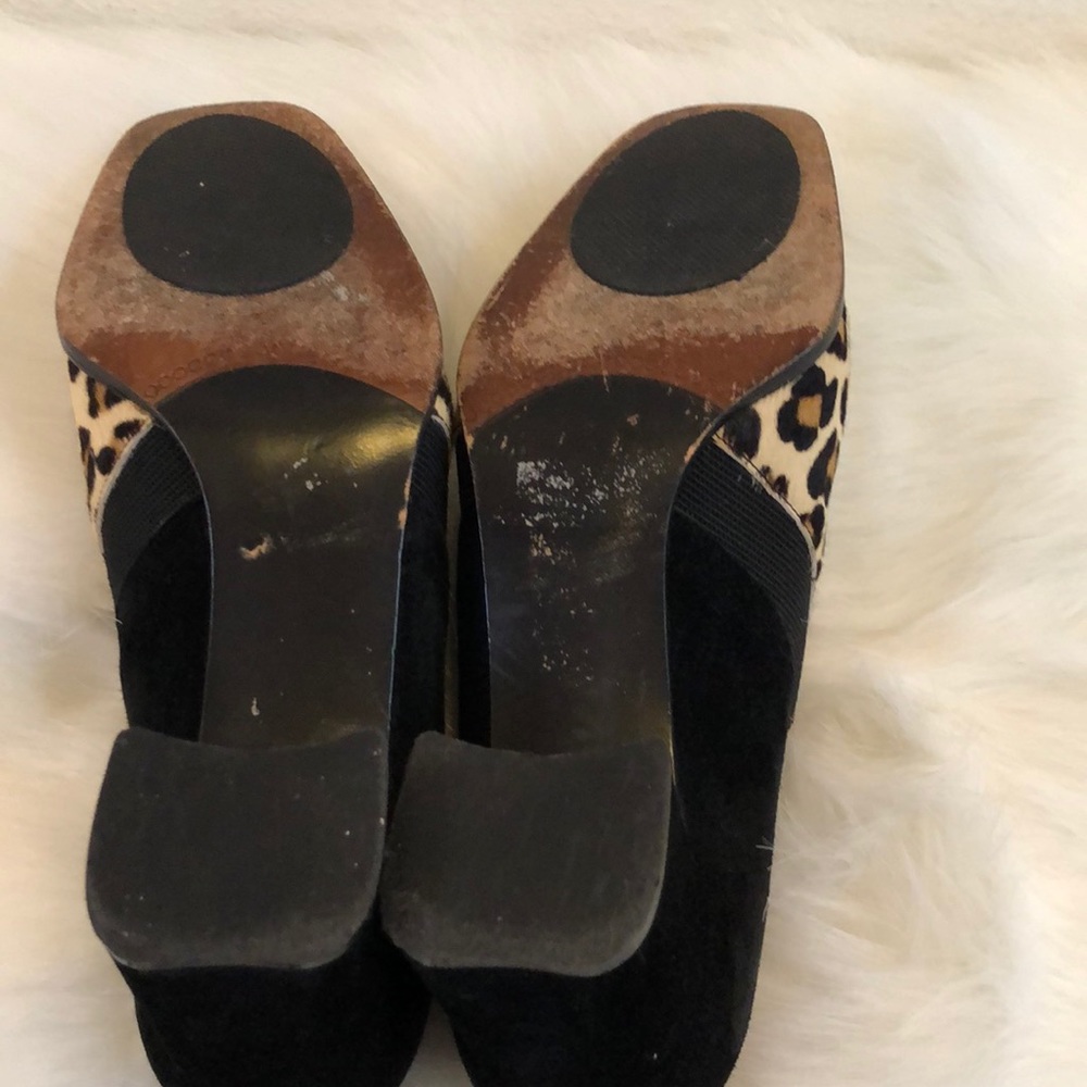 Stuart Weitzman Leopard pony hair block heel - Picture 7 of 8